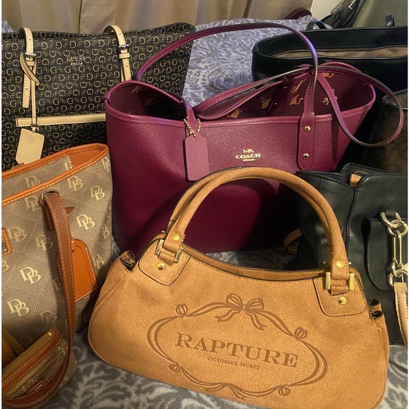 Coach bags coach wallets Dooney bags wallet Guess bags Victoria secret bag - Picture 1 of 3